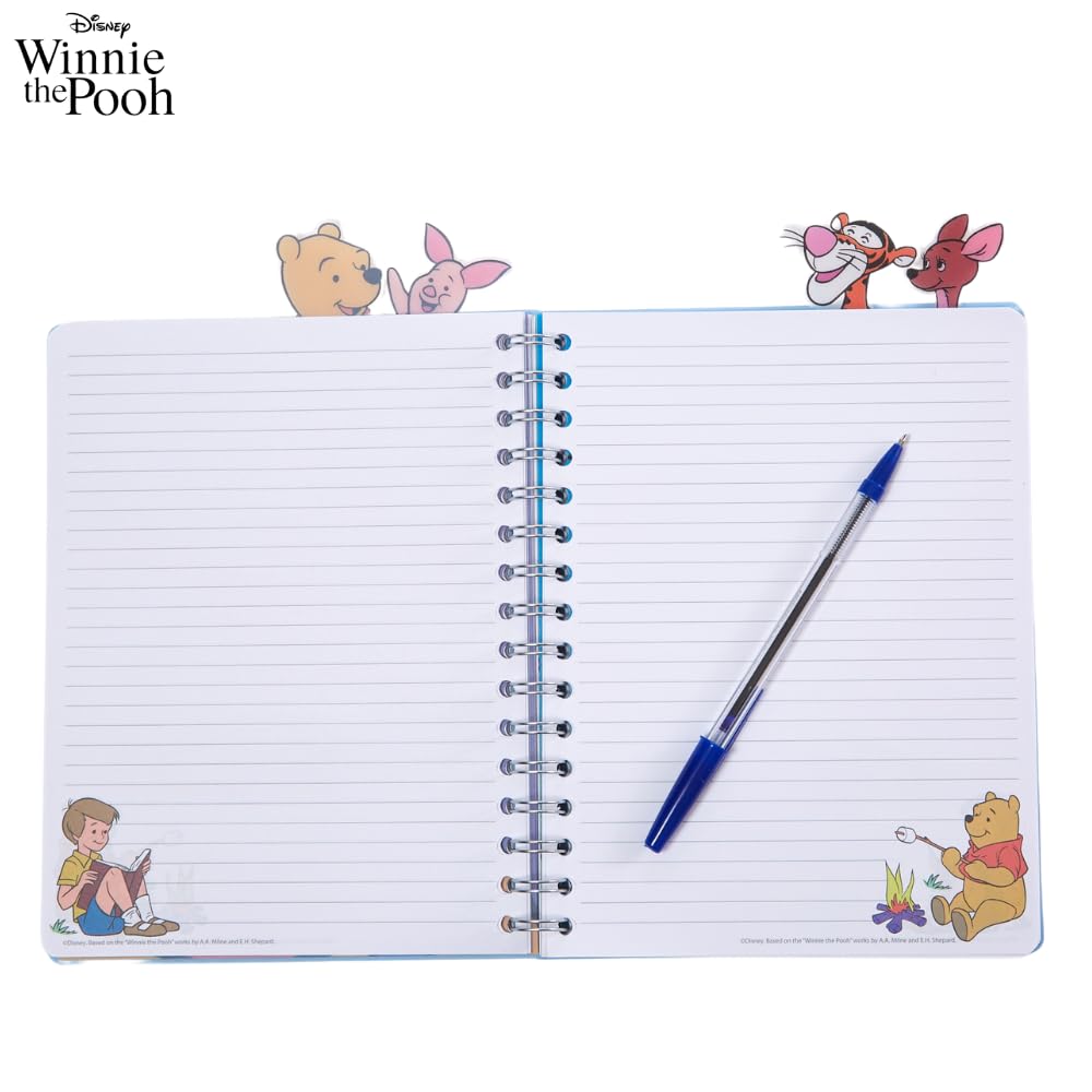 Amazon.com : Disney Winnie The Pooh Tab Journal Notebook, Spiral