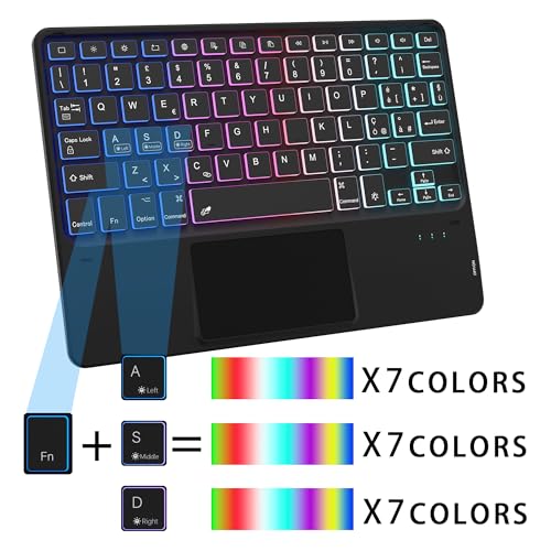 Funda con teclado para iPad 11 Generación A16 que soluciona la escritura lenta en pantalla 3