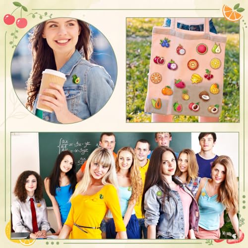 Image of Landical 30 /60 Pcs Cute Enamel Pins Bulk Plant Flower Animal Halloween Gothic Fall Pumpkin Cartoon Lapel Pin Brooches Jewelry Gift for Backpack Clothes Hats Accessories