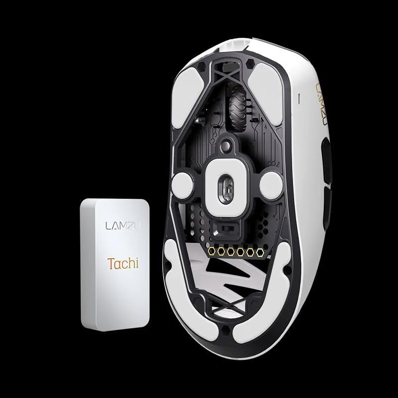 Amazon | LAMZU Tachi ゲーミングマウス 8K対応 (Warrior White