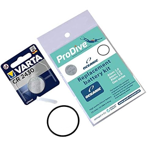 ProDive Battery Kit for Oceanic Atom & Geo Seres Dive Computer Cover