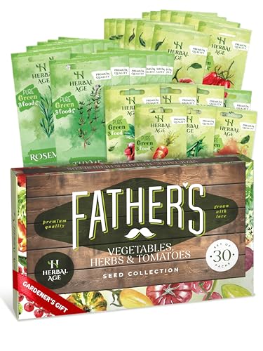 Premium Fathers Day Gift Gardening Set 30 Seed Varieties 13 700+ Seed Kit