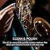 HOPE'S Brass Polish and Cleaner - Protective Tarnish Remover - Great Brass, Copper, Chrome, and Sterling Silver Polish - Polisher for Home Decor, Music Instruments, and Jewelry, 8 Fl Oz, Pack of 1 #4