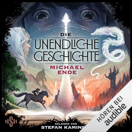 Diseño de la portada del título Die unendliche Geschichte