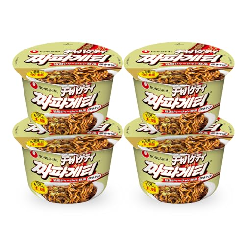 農心 チャパゲティ 114g×4個セット 大カップ チャパゲティカップ ノンシム 韓国 ラーメン