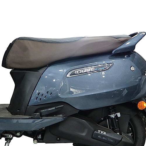 Image of TVS Seat Cover for Sweat Free Comfortable Riding| Nylon Thread Stitching for Strength| Bike Riding Accessories|Heat & UV Ray Protection|Enhanced Tear Resistance