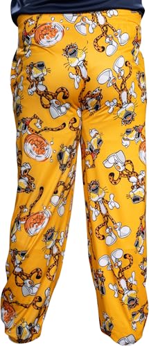 Mad Engine Chester Cheetos Lounge Pose Pajamas Officially Licensed Men's Lounge Pants4