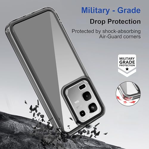 Image of Zapcase Back Case Cover for Infinix Note 50s 5G+ | Compatible for Infinix Note 50s 5G+ Back Cover | Case Cover with Camera Protection | (TPU + PC | Translucent Black)