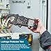 Digital Clamp Meter Multimeters MESTEK AC Current AC DC Voltage Voltmeter Autoranging Electrical Amp Ohm Hz Volt Diode Resistance 6000 Counts NCV VFC Automotive HVAC Clamping Battery Tester Probe Case