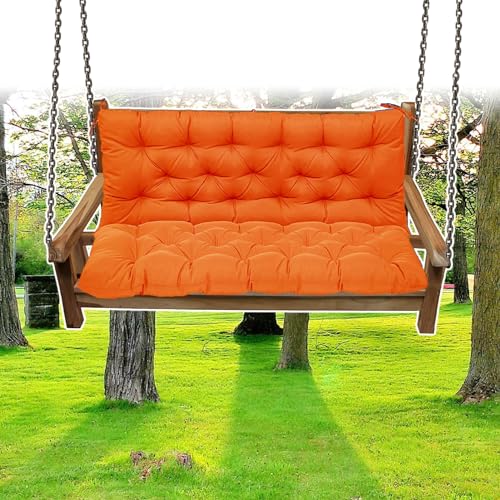 DLLDLGG Cojín para Columpio De Porche 2 O 3 Plazas Impermeable Antideslizante Relleno Cojín para Banco De Interior O Exterior para Columpio De Silla De Porche, Muebles De Jardín