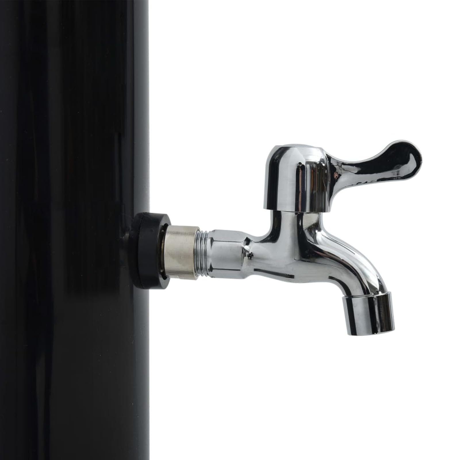 Homgoday Douche solaire noire 220 cm 20 l