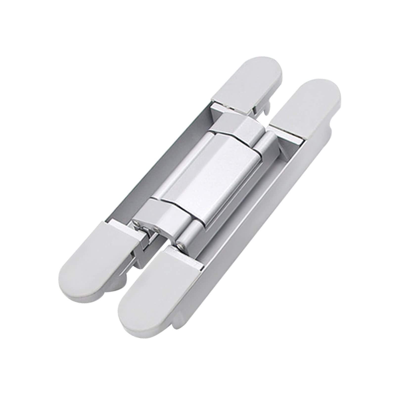 Accessoires de maison pour porte invisible : lot de 2 charnières argentées de chambre 40 kg
