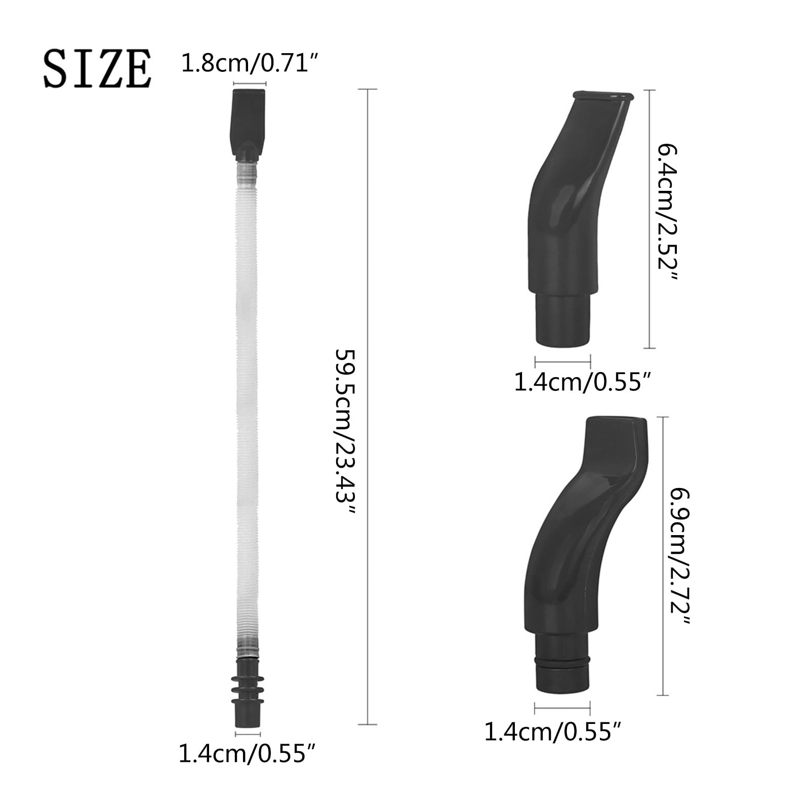 Tube Flexible Pour Mélodica 32/37 Touches – Accessoire De Rechange Léger Et Pliable, Facile à Transporter