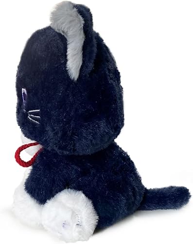 Miniatura 2 de CALEMBOU Almohada de peluche de anime suave, colección de regalo para fanáticos (Scara Cat)