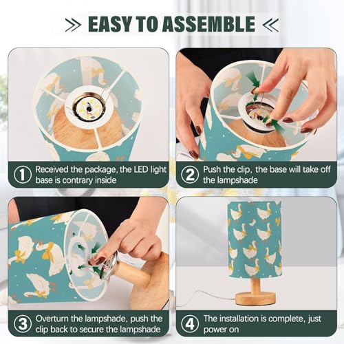 Lámpara de Mesa para Niños con USB y Diseño Simple miniatura 4