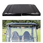 ECOTRIC-Hard-Top-Roof-Black-Plastic-Compatible-with-JD-Gator-625-825i-Yamaha-RhinoKawasaki-Mule-4010-TeryxBobcat-3400-Holland-RustlerFull-Size-Polaris-Ranger