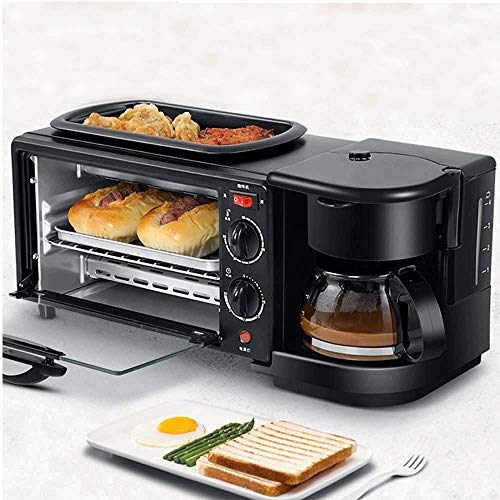 Lebenszubehör Home Küchenofen Familiengröße Frühstücksstation Kaffeemaschine Multifunktions-Kaffeemaschine Bratpfanne Mini-Ofen Haushaltsbrot