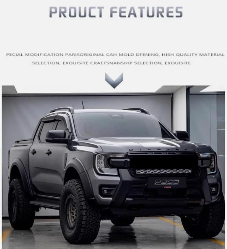 Aluminum Roof Rack for Ford Ranger T9 2023-2025 crossbars for Secure Luggage Cargo Storage Durable for Travel Adventures Accessories Sliver(4PCS)