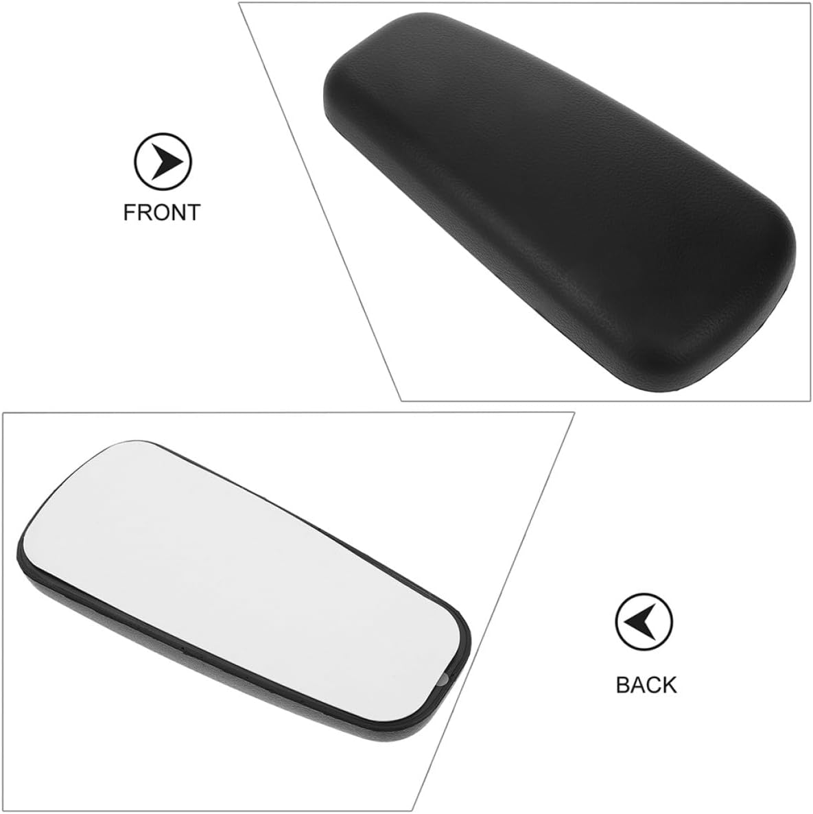 Ipetboom Car Knee Cushion and Thigh Support Pad 2pcs Set Universal Leg Cushion for Automotive Center Console and Door Armrest, Comfortable Car Interior Accessories for Driver and Passenger