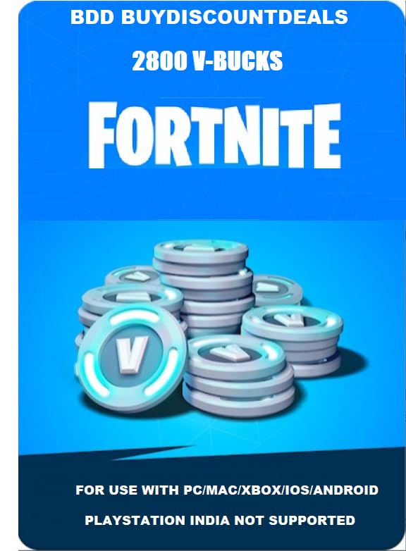 Fortnite 2800 V-Bucks Code 2800 vbucks Only (No Cd/Dvd) (B0D1BXNFYZ) Amazon Price History, Amazon Price Tracker
