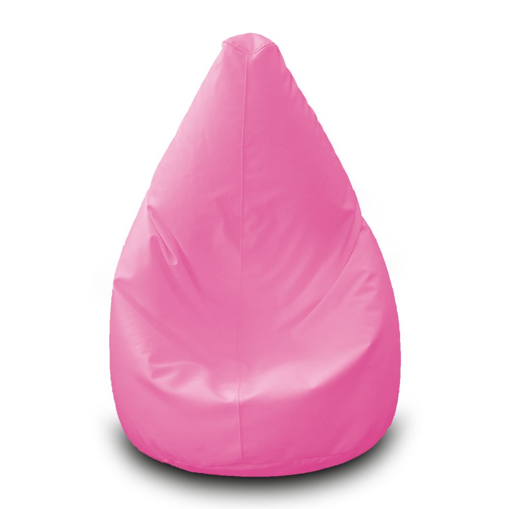 Pouf pera in similpelle - Nero | Leroy Merlin