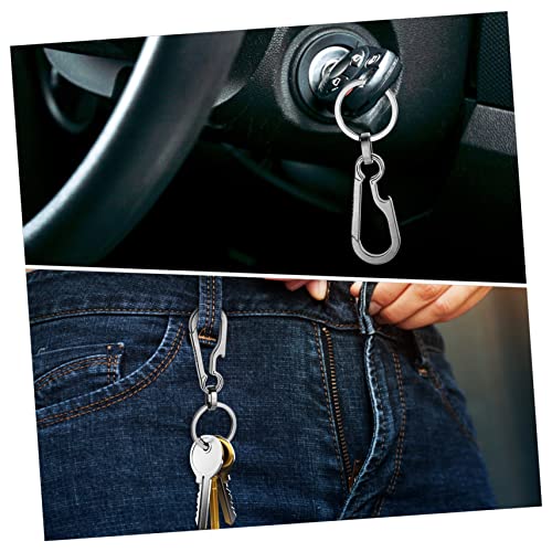 Porte-clés décapsuleur 3 pièces avec clip rapide multifonction pour clés et sacs