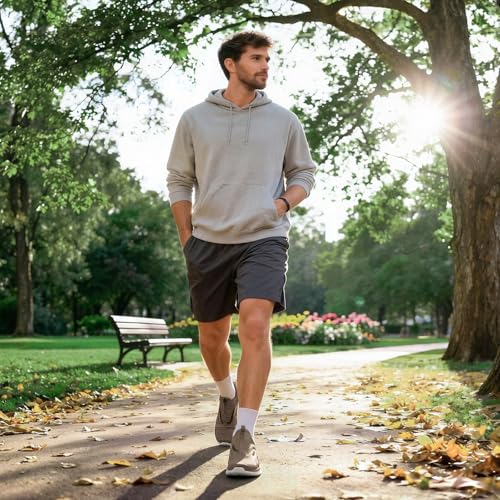 Image of FitVille Men's Extra Wide Slip on Walking Shoes with Arch Support Men Slip on Sneakers for Foot Pain Relief-Stepease V2