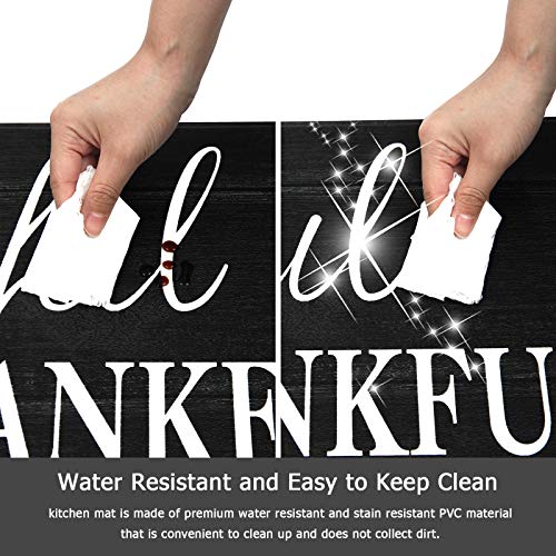 Hebe Anti Fatigue Kitchen Mats For Floor 2 Piece Set Non Slip Farmhouse Kitchen Rug Set Waterproof Cushioned Kitchen Rugs And Mats Comfort Standing Desk Mat For Office,Home,Laundry Room #TOP3