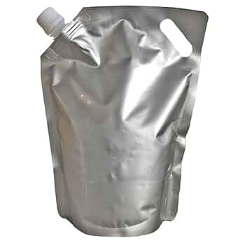 アルミ製遮光スパウトパウチ 1000ml 100枚　キャップ付き アルミ製遮光スパウトパウチ 1000ml 100枚 キャップ付き