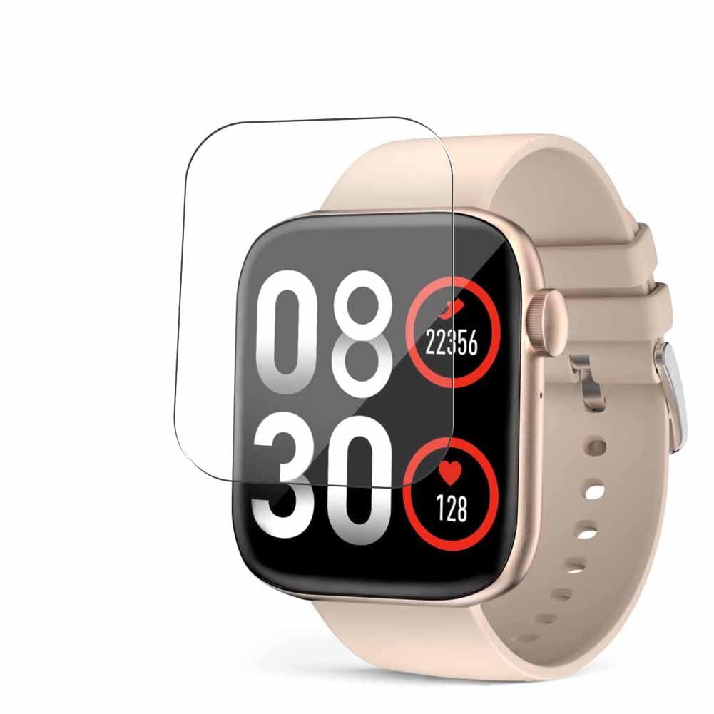 Puccy 3 Pack Screen Protector, compatible with UHOOFIT P45 1.8" Smart Watch Smartwatch TPU Film Guard （ Not Tempered Glass Protectors）