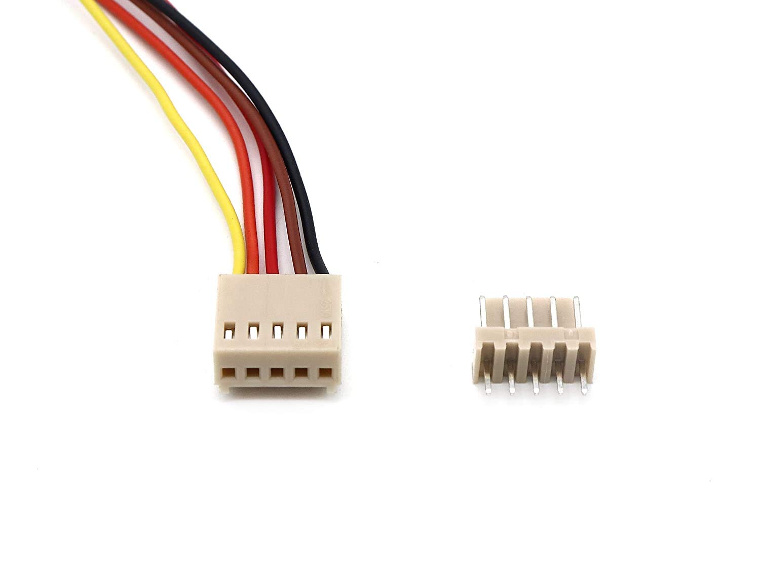 See full amazon price history chart for Ryom 5 Pin Jst 2.54Mm Pitch Connector Cable & Female Connector With Crimp (Pack Of 5 Pcs), Multi-Colour Ryom 5 Pin Jst 2.54Mm Pitch Connector Cable & Female Connector With Crimp (Pack Of 5 Pcs), Multi-Colour (B08PKD6H4G) Amazon Price History, Amazon Price Tracker