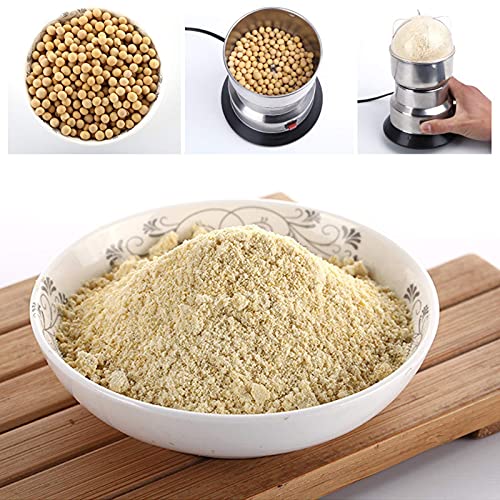 ywewsq Molinillo de café eléctrico, Molinillo de nueces de Granos de café de 550 W con Cuchillas de Acero Inoxidable… - Imagen 3