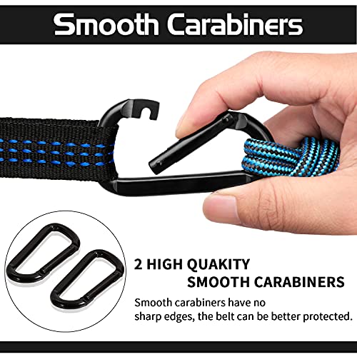 WoneNice Camping Hammock - 118''L x 78''W Extra Large Parachute Nylon Double Hammocks with Tree Straps - Image 6