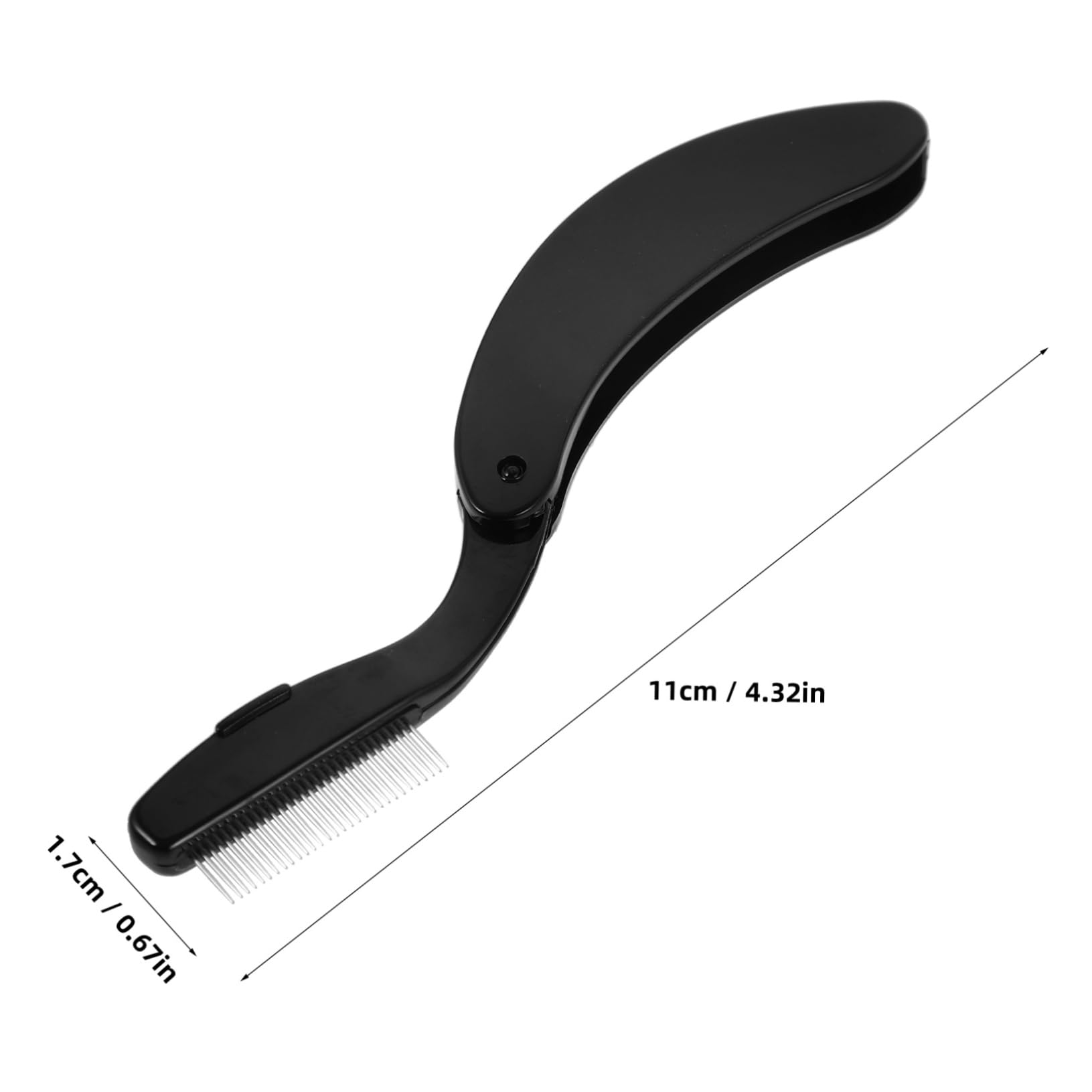 WOFASHPURET Metal Eyebrow Lash Comb Dense Lash Separator for Women Eyebrow Trimmer Tool Makeup Brush for Friends Family