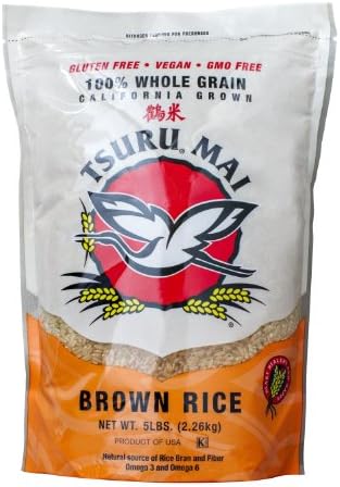 Tsuru Mai, California Brown Rice, 80 oz