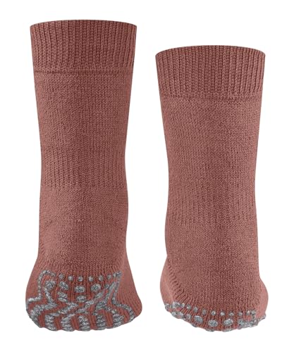 FALKE Unisex-Child Stopper Socks Catspads K Hp Cotton Wool Studs on the Sole 1 Pair, Pink Wild Rose 8803, 19/22 EU, Pink Wild Rose 8803, 19/22 EU2