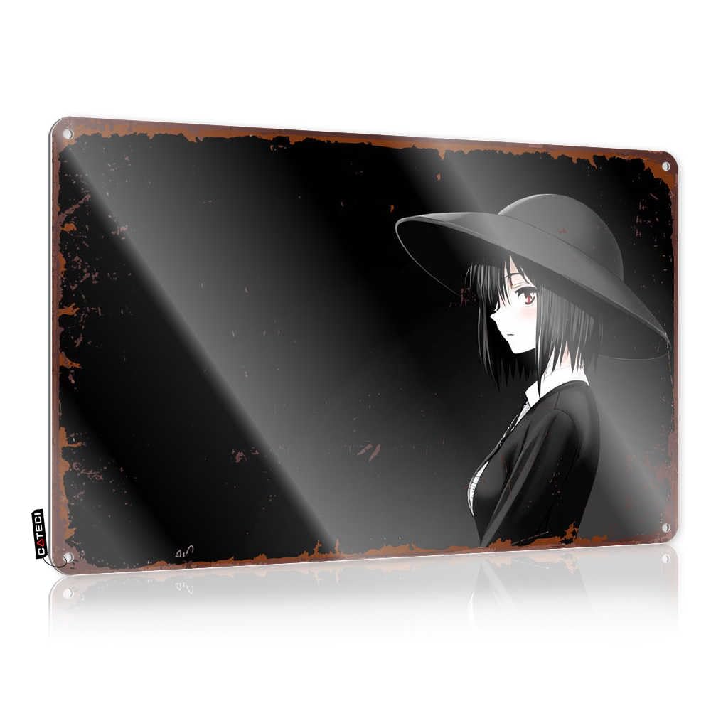 Fzfn Colour Cool Wall Art Lovely Room Decorations Aesthetic Designer Dark Enigma: A Mysterious Figure In Shadows - Vintage Wall Decor For Road(20X30cm)