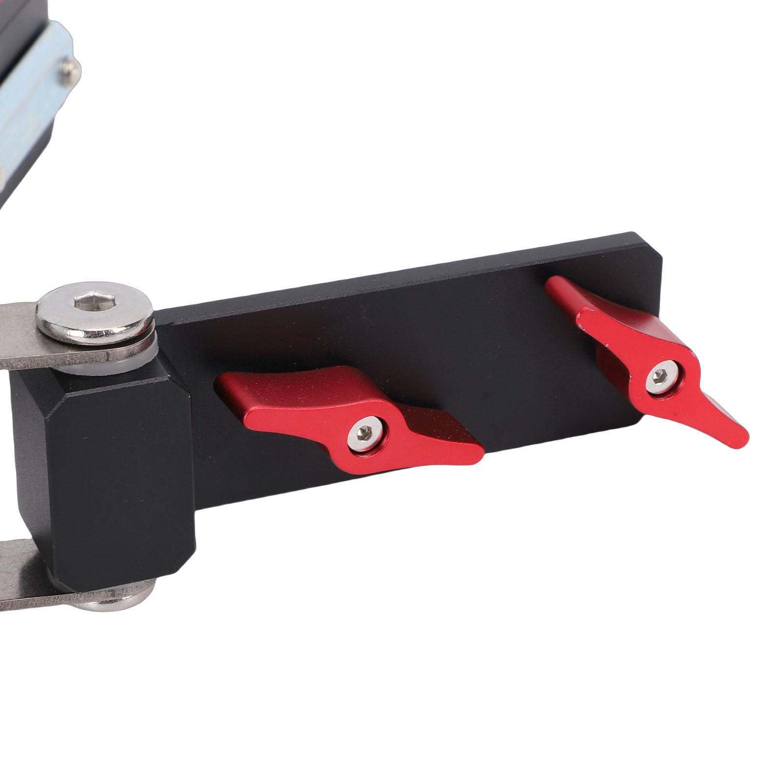Kadimendium Morsetto per Pannelli per la Lavorazione del Legno Morsetto a Pressione Versatile Regolabile a 4 Vie per Falegnameria, Confezione da 2