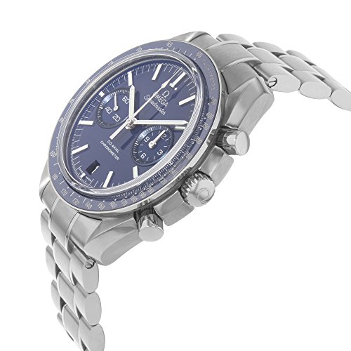 Omega Speedmaster Moonwatch Co-Axial Blue Dial Stainless Steel Mens Watch 311904451030013