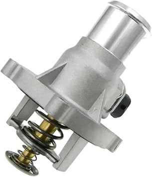 Coolant Thermostat Compatible with Opel for Vectra C for Saloon 2006 2007 2008 2009 Car Engine Coolant Thermostat 24405922 55578419 25193683 25199828 55564891 | 1 pcs