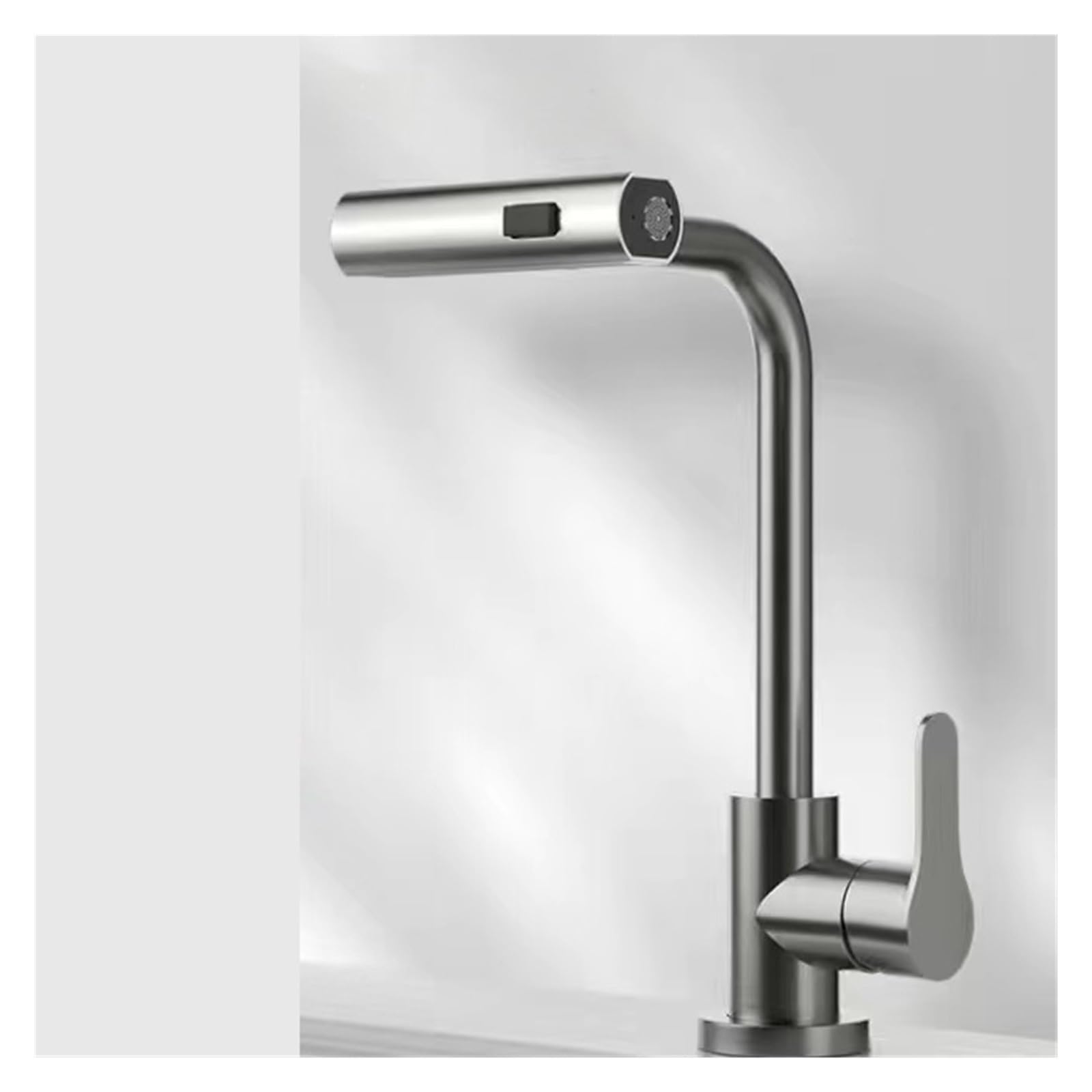Mitigeur chaud et froid à jet cascade et spray de douche orientable pour évier