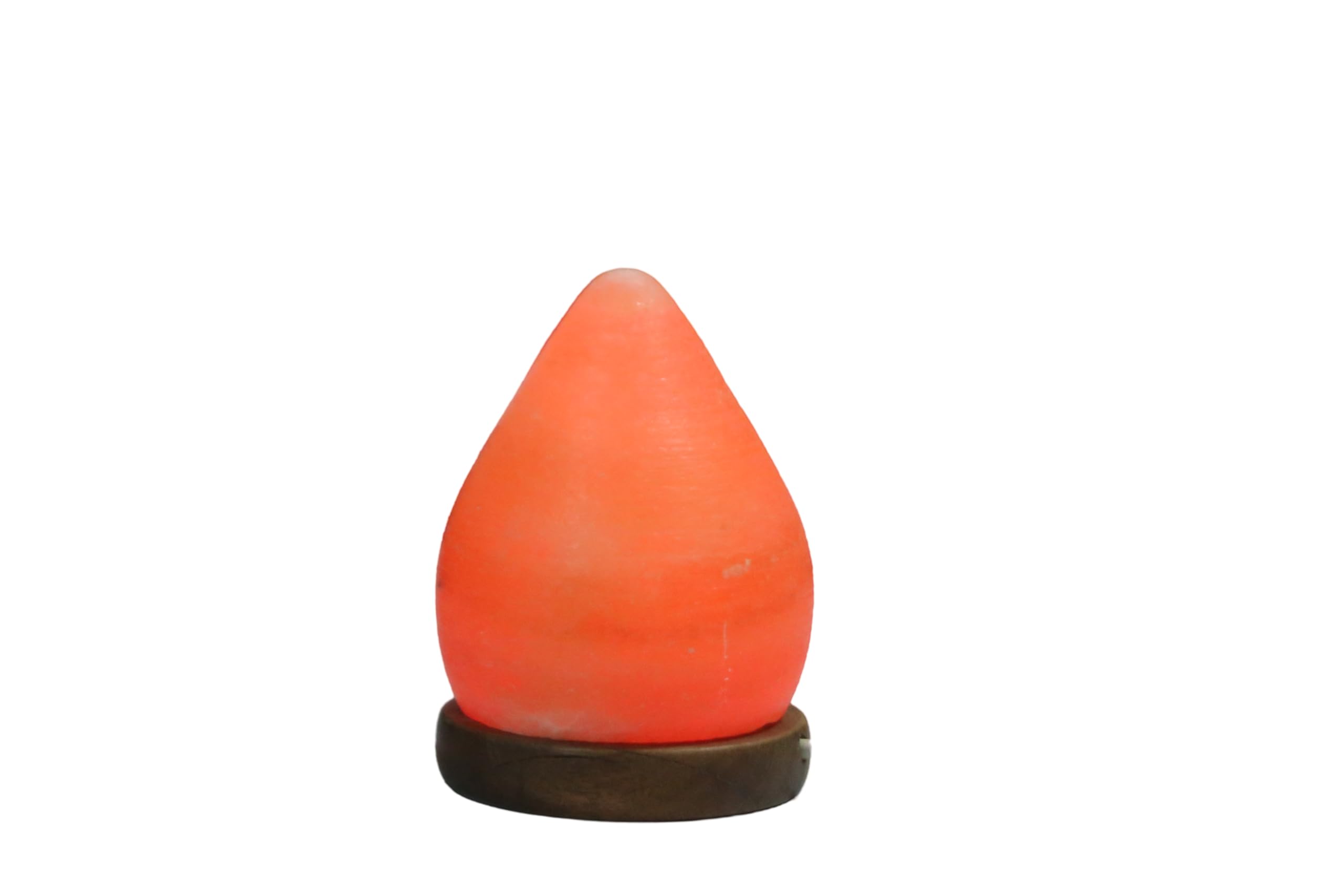 ZenGlo Salt Lamp Dew-Drop Multi Colors Changing LED Light, Crystal Pink Salt for Home Decor and Gift.