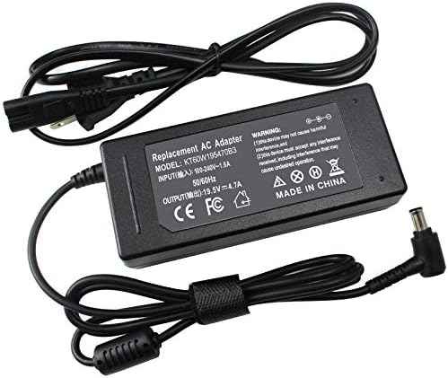 LNOCCIY 19.5V 4.7A AC Adapter Charger Power Supply for Sony VAIO VGP-AC19V37 VGP-AC19V10 VGP-AC19V12 VGP-AC19V19 VGP-AC19V61 VGP-AC19V33 VGP-AC19V26 PCG-3J1L PCG-7Y2L PCG-7192L PCG-91311L VPCF236FM