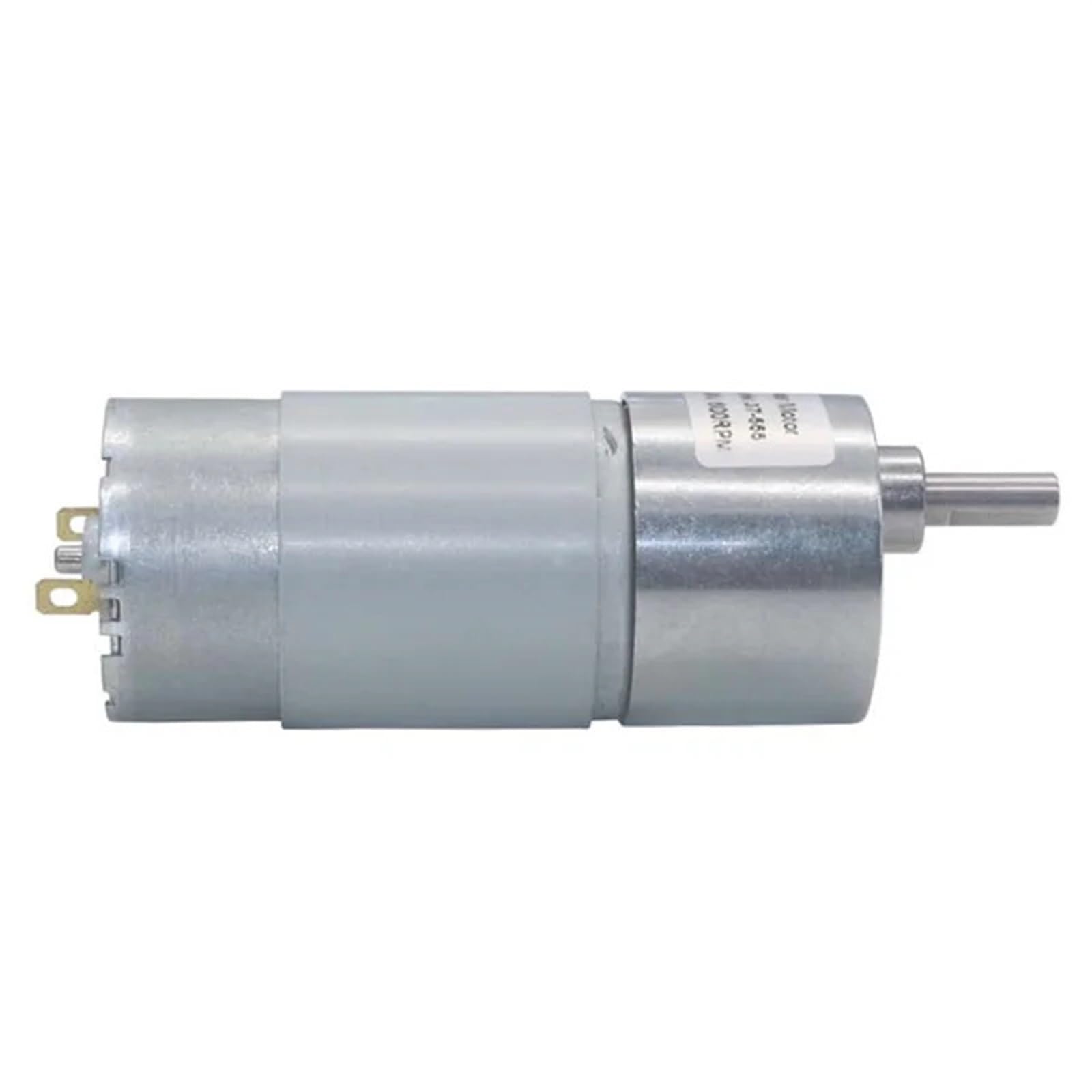 ZIDRMTKVK JGB37 555 DC Motor 12V 24V High Torque Electric Gear 10-800RPM Low Speed Forward Backward(12V,10 RPM)