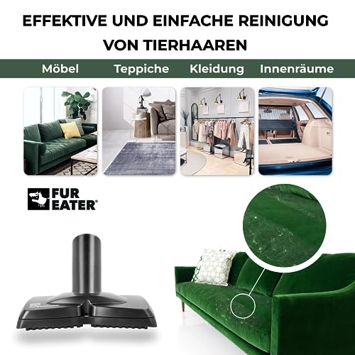FUREATER Tierhaar Staubsauger Aufsatz | Staubsaugeraufsatz für Entfernen von Tierhaaren | Fusselentferner | Tierhaarbürste für Staubsauger, Hundehaare Entfernen, Pet Hair Remover, Hunde Haarentfernung