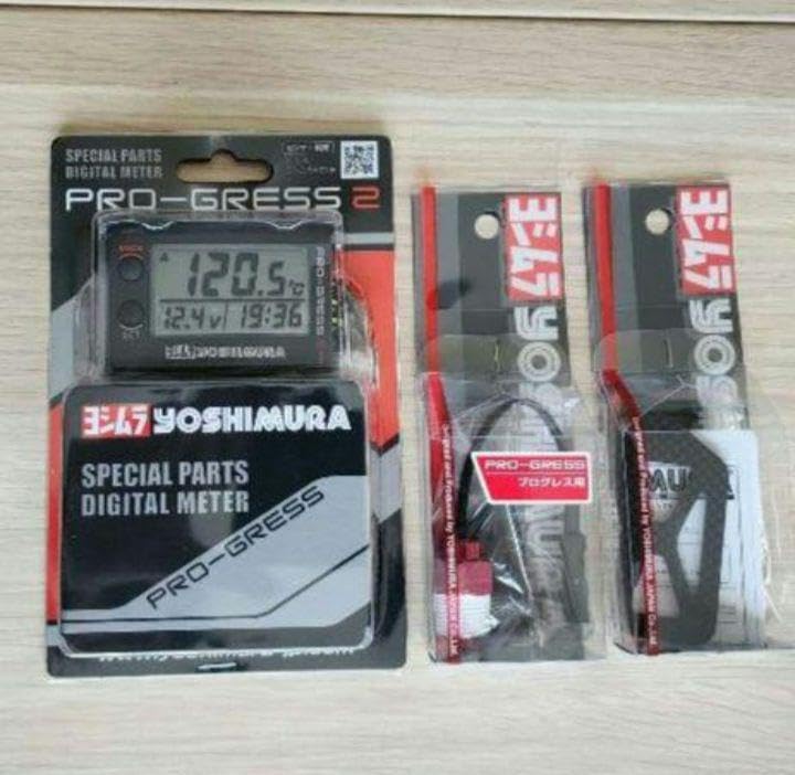 3点B ヨシムラ油温計 PRO-GRESS2 マルチテンプメーター 油温センサー PRO-
