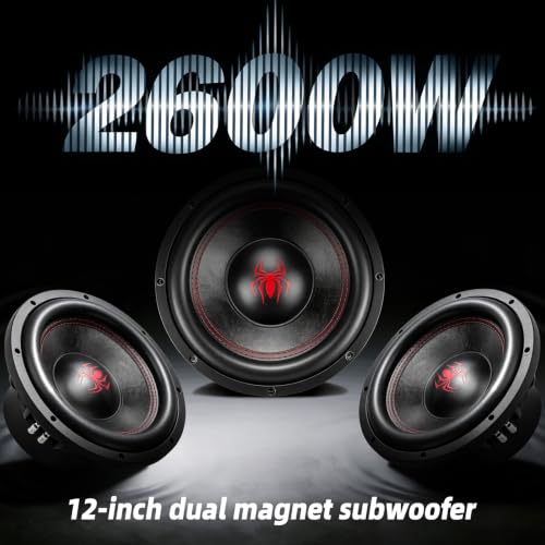 Image of 12 in Subwoofers 2600W 4 Ohm SPL 12 Inch Car Sub Woofes