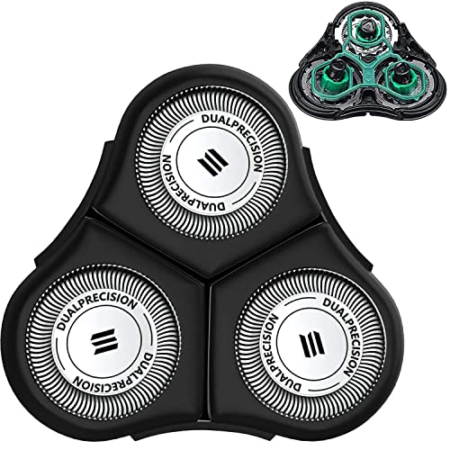 RQ11 Replacement Blades Heads Fit for Philips Norelco RQ11 Electric Shaver SensoTouch 2D Models 1150X 1160X 1170X 1180X New Upgraded