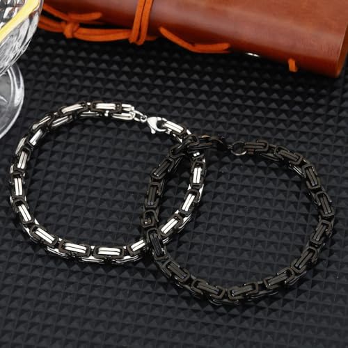 To My Son Bracelet From Mom, Dad, Forever Linked Bracelet, Graduation Gift For Son, Adult Men Gift Ideas for Wedding, Birthday, Christmas, Father's Day4