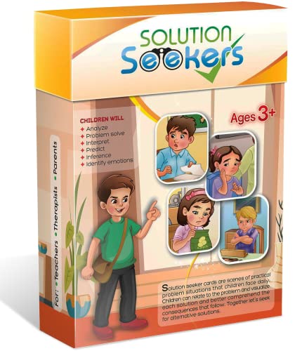 Solution Seekers Problem Solving Scenarios for Kids - Autism Learning Materials - Speech Therapy Materials, Emotional Regulation, and Reasoning Skills...